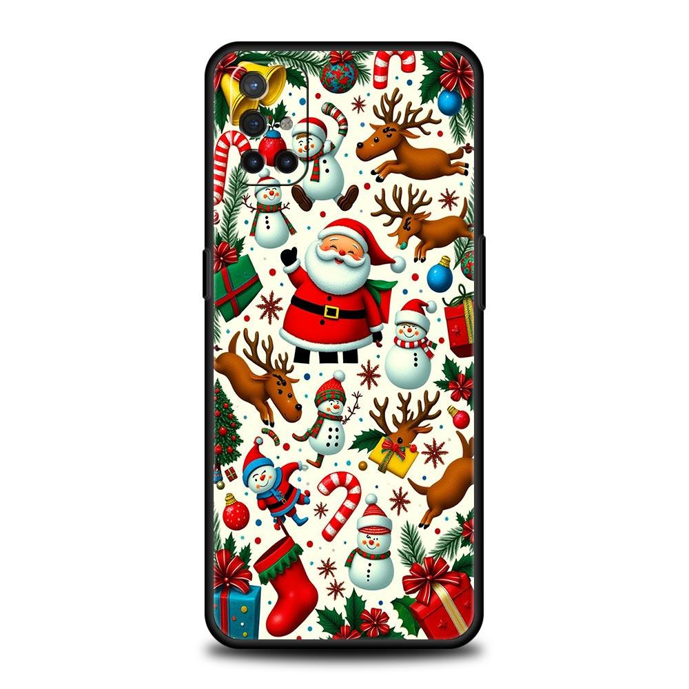 

Merry Christmas Phone Case For Oneplus 13R 13 12R 11 10T 10R Nord N100 N200 N10 10 9 9R 9RT CE 3 2 Z Pro 5G Soft TPU Cover Capas Nord N30