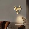 Bedroom Bedside Wall Lamp Is Luxurious and Minimalist. Designer's Art Bronze Wall Lamp