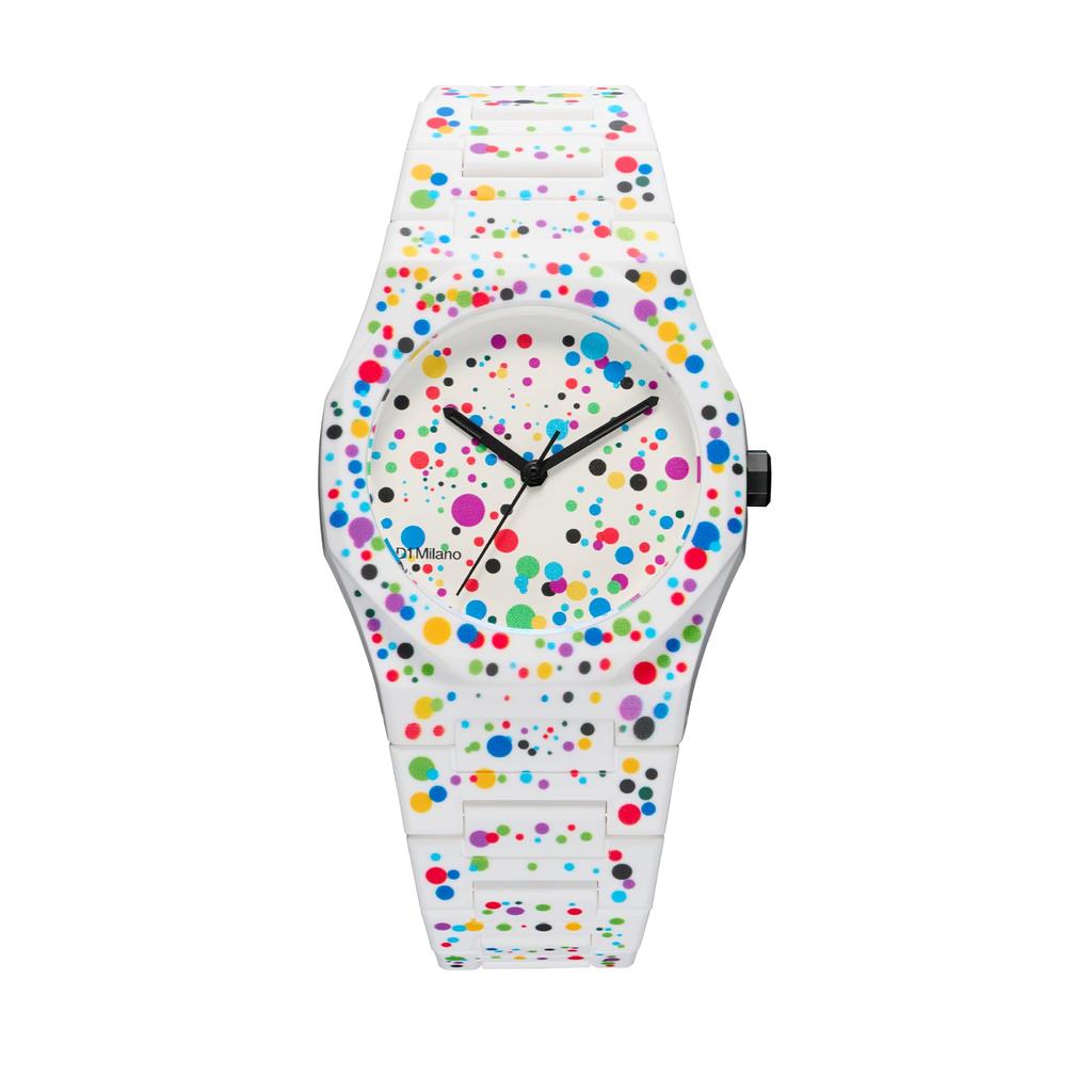 Authorized Distributor [D1 MILANO] D1 Milano Men's and Women's Watch PCBU12 Polycarbonate Dot 02 37mm