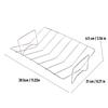 Turkey Roasting Rack V Shaped Rack for Grilling Stainless Steel BBQ Rib Rack for Smoking Grill Accessory