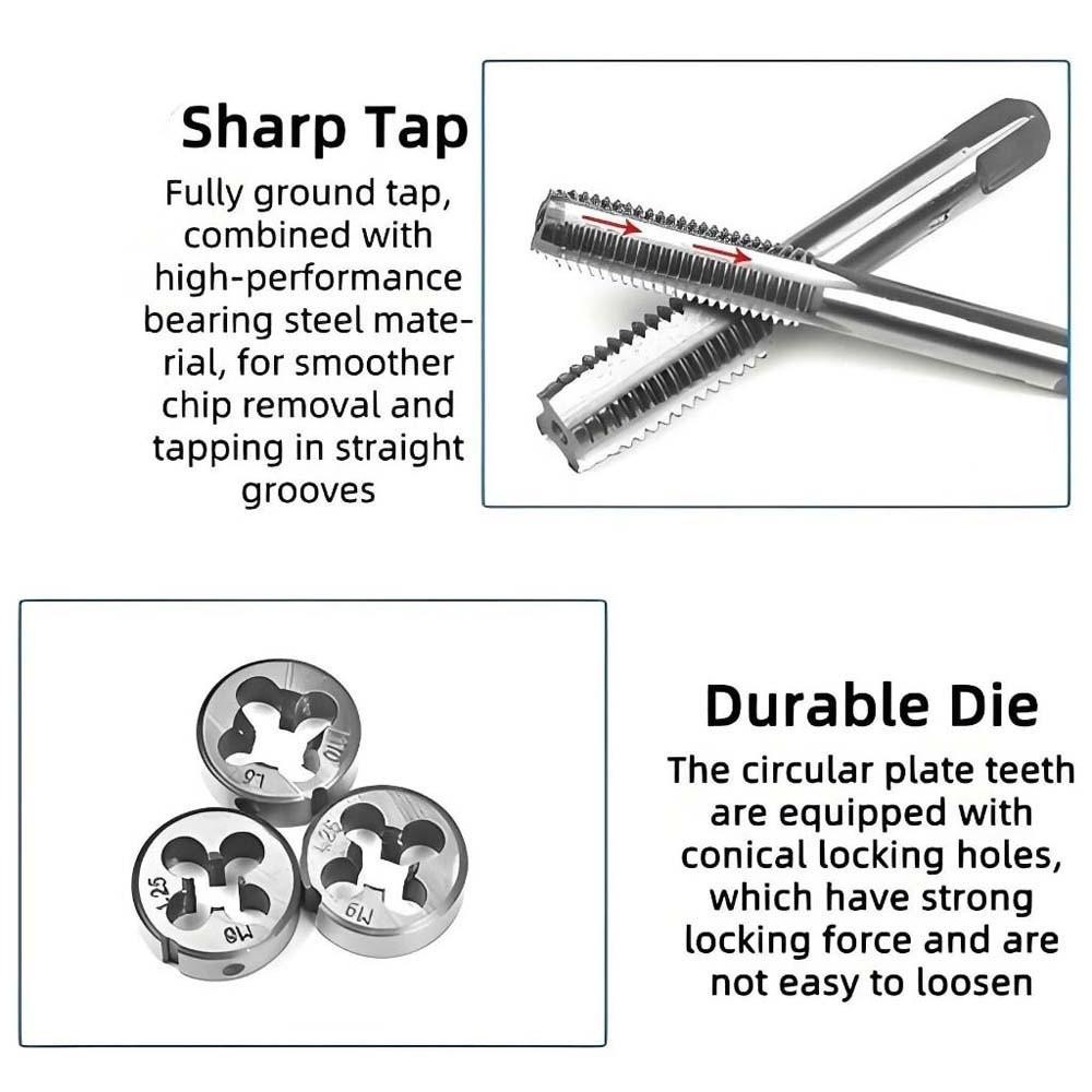 Multi-functional Tap and Die Set Adjustable Broken Screw Extractor Broken Bolt Remover  Sink