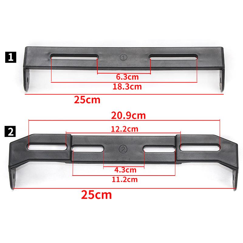 Round Reflectors Tail Side Reflector License Plate Metal Holder Bracket For Suzuki Model Motorcycle