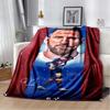 Coperta in Flanella Leo Messi Stella del Calcio per Adulti Bambini Decorazione Divano Letto Coperta da Viaggio Portatile Regalo Perfetto