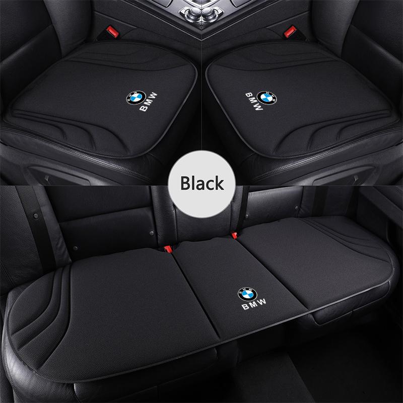 DSJW3 Car Rear Seat Cover Anti-Slip Breathable Protection Cushion Sticker For BMW X5 X6 F30 F34 F10 F20 G20 G30 F15 F16 1 3 5 7 Series