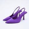 Women Heel Sandals Pointed Toe Thin High Heels