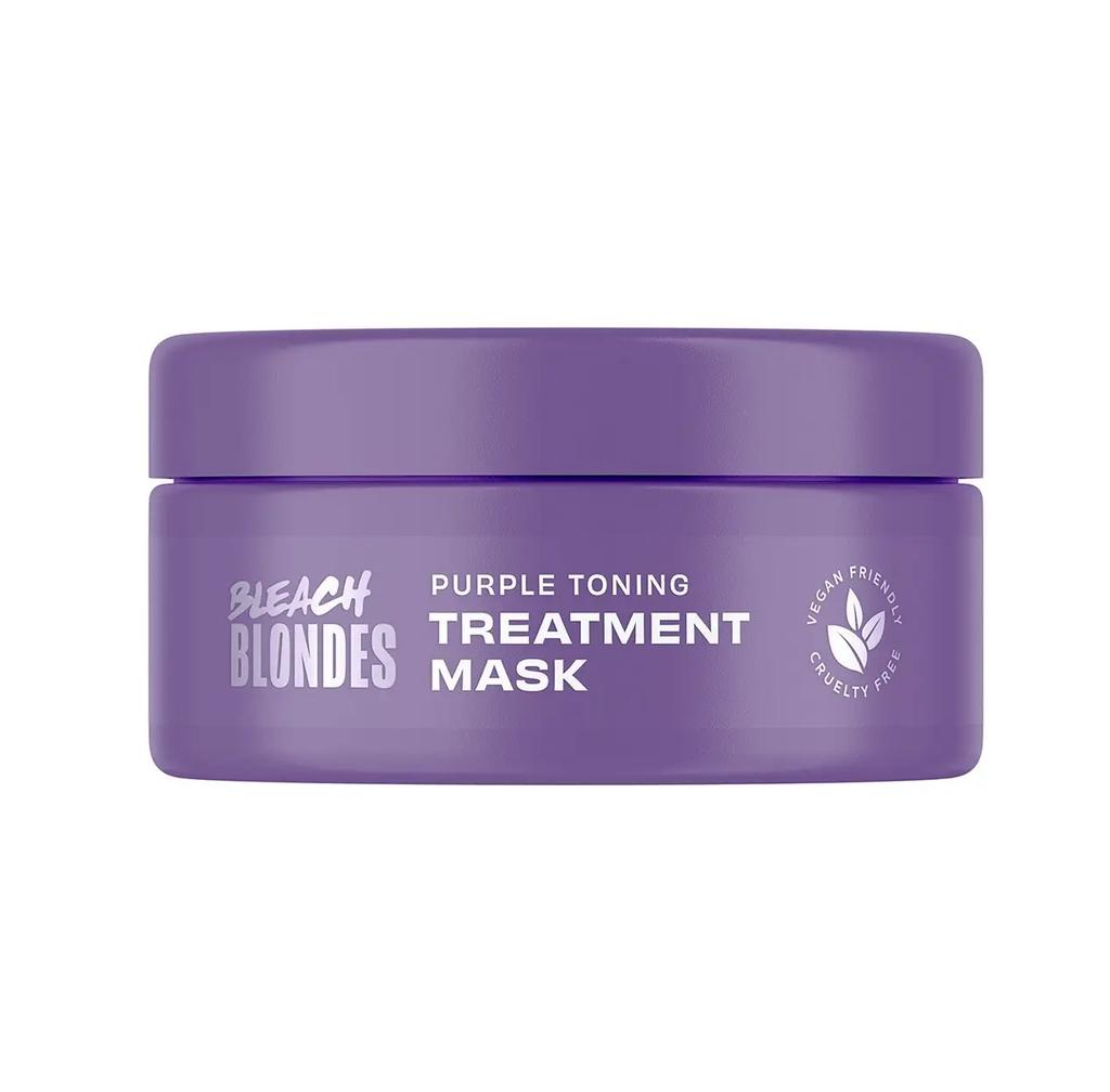 Маска от желтизны осветленных волос Bleach Blondes Purple Toning Treatment Mask Lee Stafford 200 мл