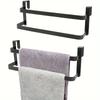 Over The Door Hanger Metal Construction Rustproof Towel Holder For Small Spaces Kitchen Bathroom Bedroom Storage