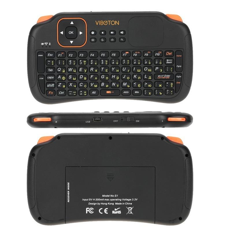 3-en-1 2.4GHz Teclado inalámbrico Air Mouse Control remoto con touchpad para  proyector de computadora TV Box comprar a buen precio — entrega gratuita,  reseñas reales con fotos — Joom