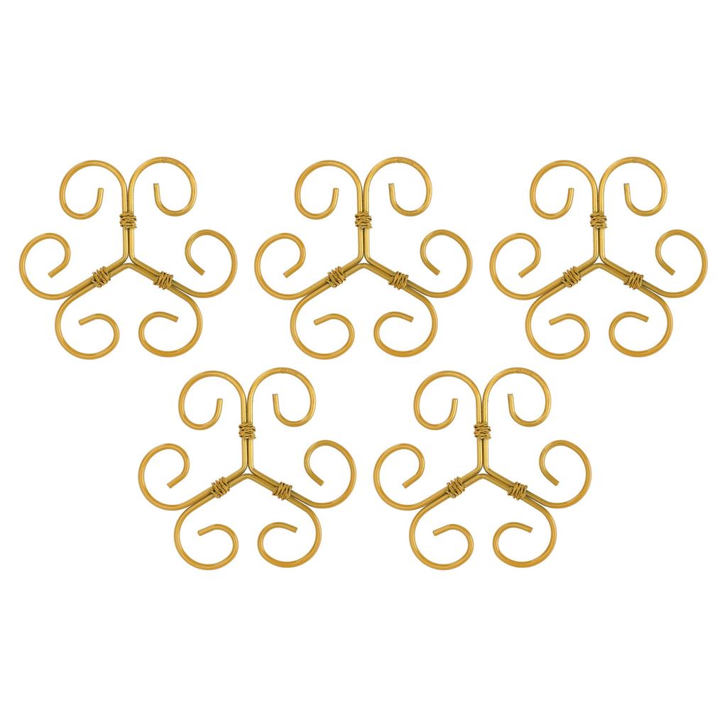 5Pcs Monstera Plant Support Hooks Iron Stem Holder Reusable for Growing Climbing