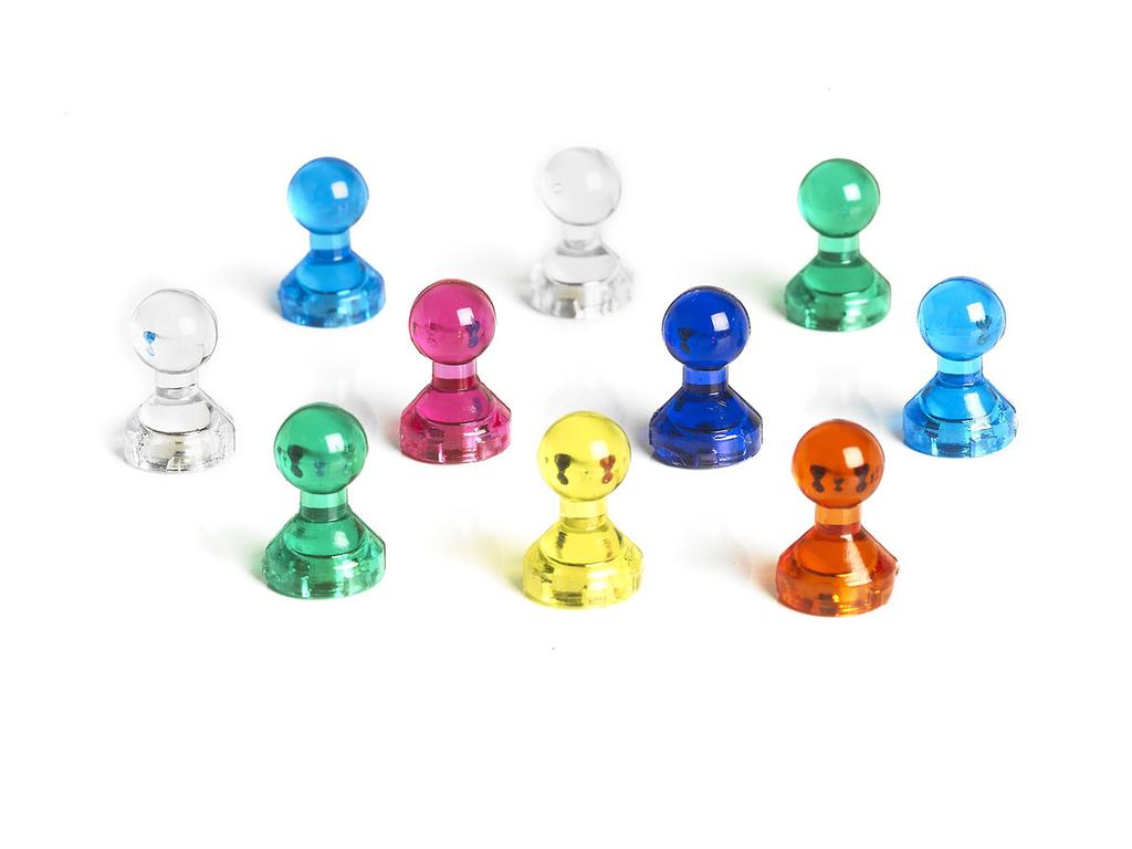 28 Stück farbige Kühlschrankmagnete, starke magnetische Reißzwecken mit Aufbewahrungsbox, Whiteboard-Magnete, Kartenmagnete, Büromagnete, Kalendermagnete