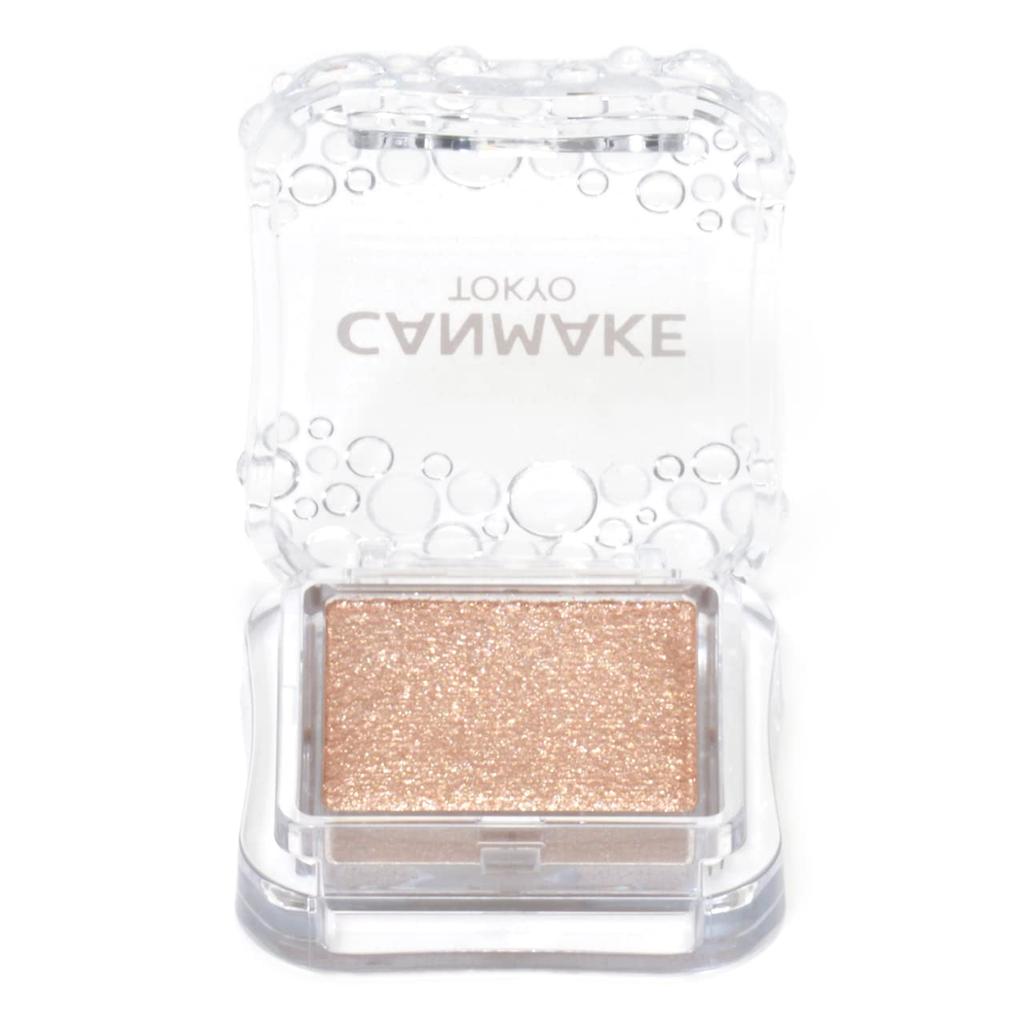 CANMAKE City Light Eyes 02 Sphinx Amber Single Eyeshadow Glitter Pearl Gold 1.0g