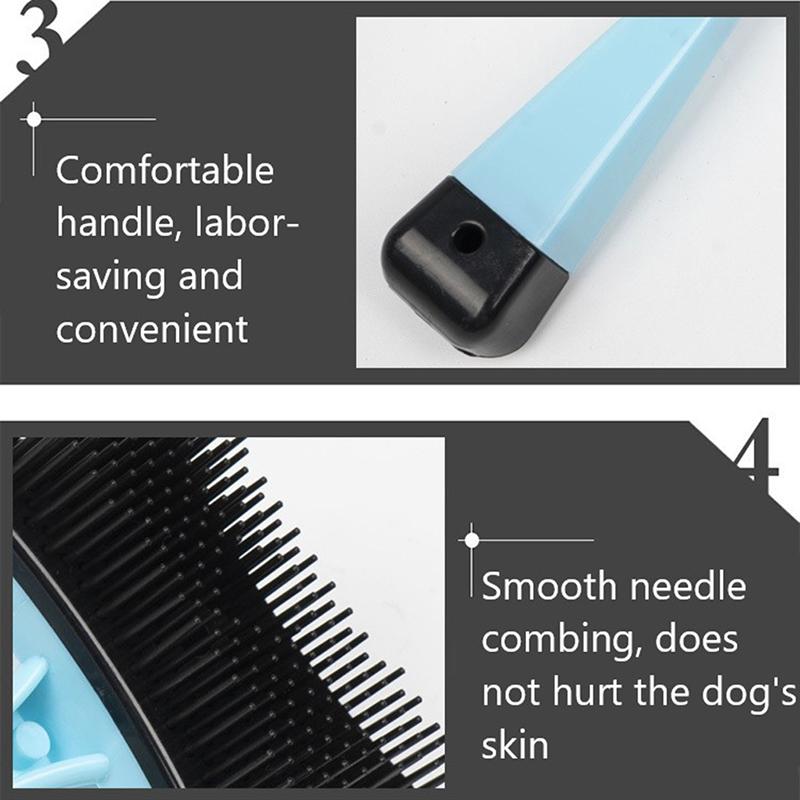 Pet Brush Automatic Plastic Shedding Hair Remove Tool Dog Cat Loose Hair Comb