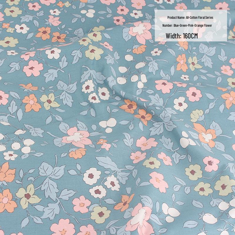 Strictly Selected Floral Print Cotton Twill Fabric for Baby Dress & Kids' Bedding