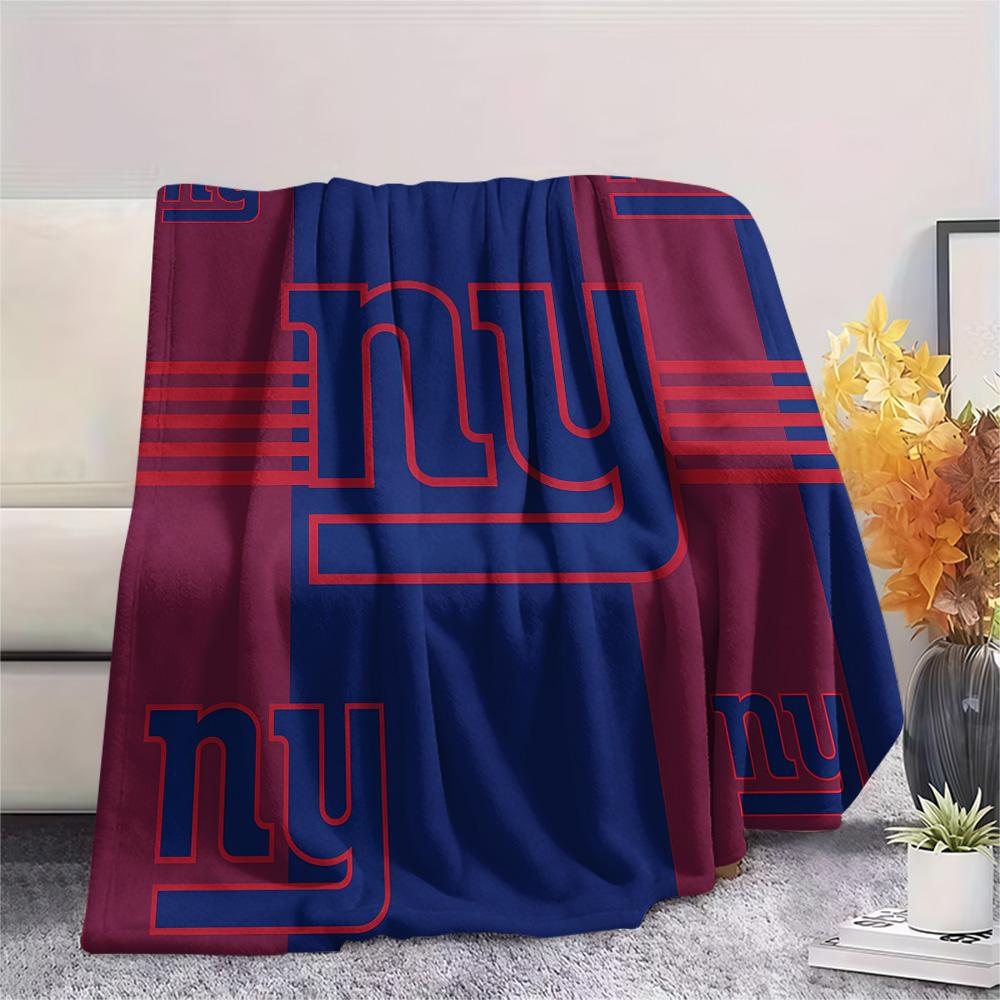 New York Giants Flannel Blanket, High Quality Comfortable for All Seasons, Home Decor, Warmth and Comfort