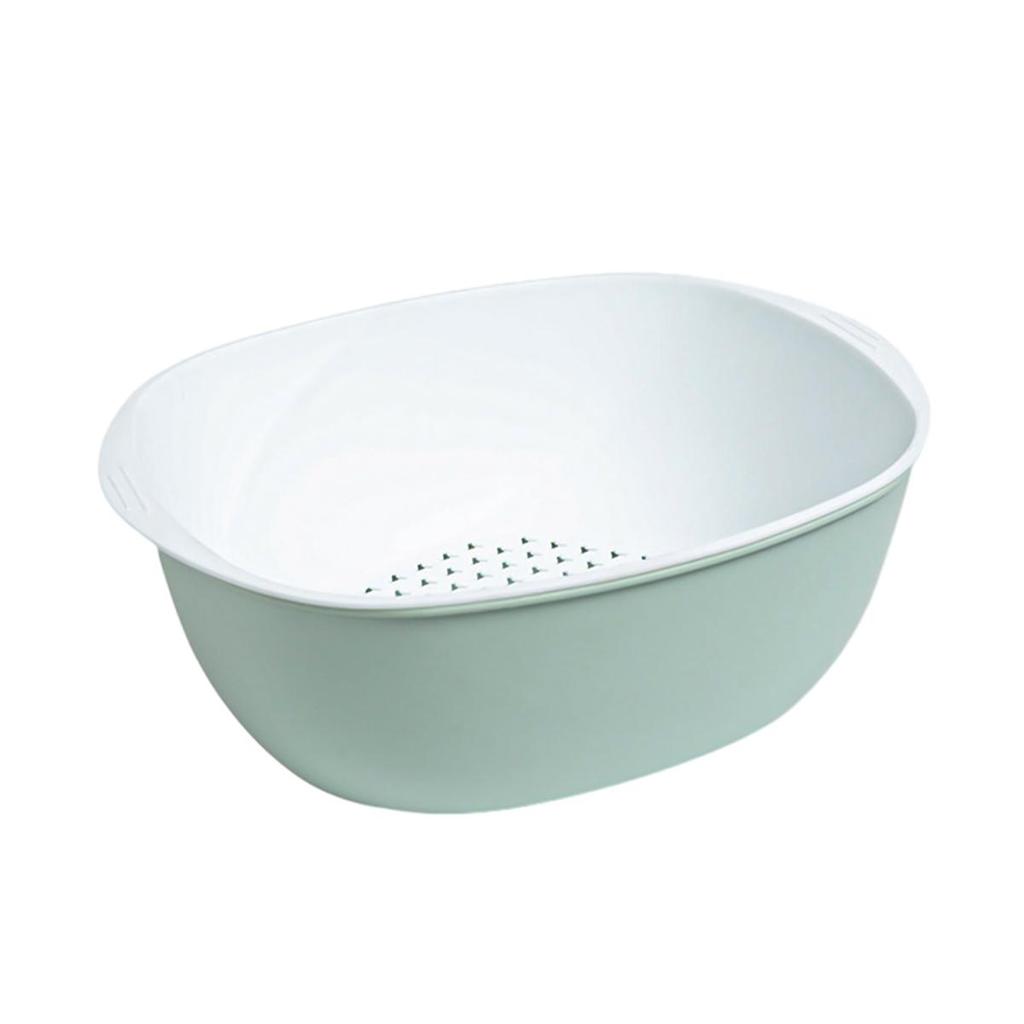 PP-Siebkorb in Lebensmittelqualität zum bequemen Waschen von Reis und Obst, Waschen von Gemüse und Waschen von Reis