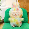 Rainbow Archangel Labubu Plush Toy Fried Love Labubu Doll Hug Pillow