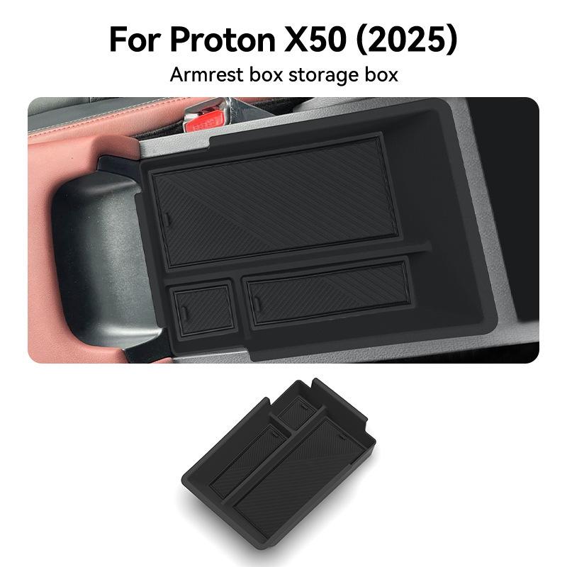 Proton X50 Armrest Storage Box for 25 Models - Custom Car Accessories