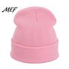 Outdoor Sports Winter Hat Unisex Solid Color Knit Beanies, Classic Slouchy Skull Cap for Winter, Soft Thermal Casual Warm Headwear Men