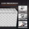 Underbody Truck Box, 48"×17"×18" Pickup Storage Box, Heavy Duty Aluminum Diamond Plate Tool Box with Lock and Keys, Waterproof Trailer Storage Box