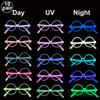 6 12 24 30 ks Neonové párty potřeby Neonové formální klobouky Svítí ve UV světle Párty fluorescenční klobouk UV světlo Párty dekorace Dospělí 5