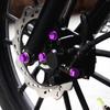 Nut Cover For Motorcycle 5 Colors Motorcycle Screw Cover 30PCS/Set Motorcycle Screw Nut Bolt Covers Rustproof Motorcycle Screw