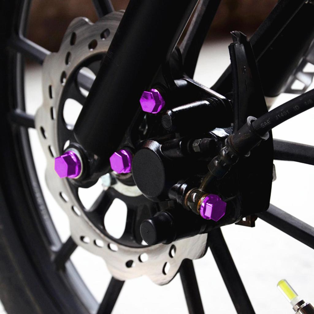 Nut Cover For Motorcycle 5 Colors Motorcycle Screw Cover 30PCS/Set Motorcycle Screw Nut Bolt Covers Rustproof Motorcycle Screw