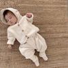 Winter Baby Fleece Jacket & Warm Pants Set - Infant Casual Outwear
