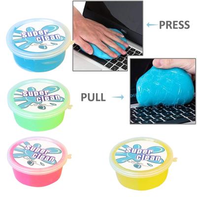 1 szt. Żel czyszczący Uniwersalny środek czyszczący do otworów wentylacyjnych w samochodzie Klawiatura Auto Cleaning Putty Dashboard Dust Remover Zestaw do czyszczenia kurzu 50 ml