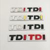 3D Metal TDI Letters Car Rear Trunk Badge Emblem Decals Sticker For  VW T-ROC Passat Jetta Touareg Tiguan Polo CC Bora