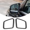 ABS Carbon Fiber For Mercedes Benz ML GL GLE GLS Class W166 X166 2013-2016 Side Door Rearview Mirror Frame Cover Trim