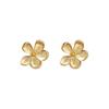 Silver Needles Irregular Stamens Five-petaled Flower Stud Earrings Simple Fashion Light Luxury Earrings High-end Versatile Earrings