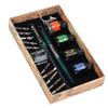 Dip Pen Kit 24x13.5x4.3cm Flat Round Nibs with Ink Holder for Writing Drawing Calligraphy(SP249035 Blackish Green ( Rod
