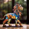Wild Animal Colorful Acrylic Art Desktop Ornament Home Office Decorative Ornament