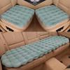 Universal Winter Car Seat Cushion Set - Thickened Fleece with Faux Rabbit Fur, Warm & Plush