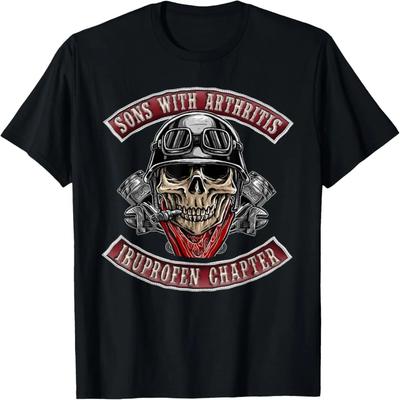 Biker Lives Matter Motorcycle Skull Graphic On Back T-Shirt