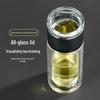 Temake Double Wall Glass Tea Infuser Bottle