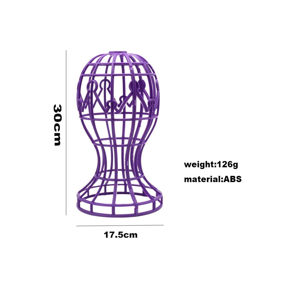Foldable Plastic Wig Stand Multi-Purpose Lantern Shape Wig Stand Wig Accessories Salon Home