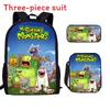 Singing My Monsters Childrens School Bag Three Piece Suit Suitable Gift For