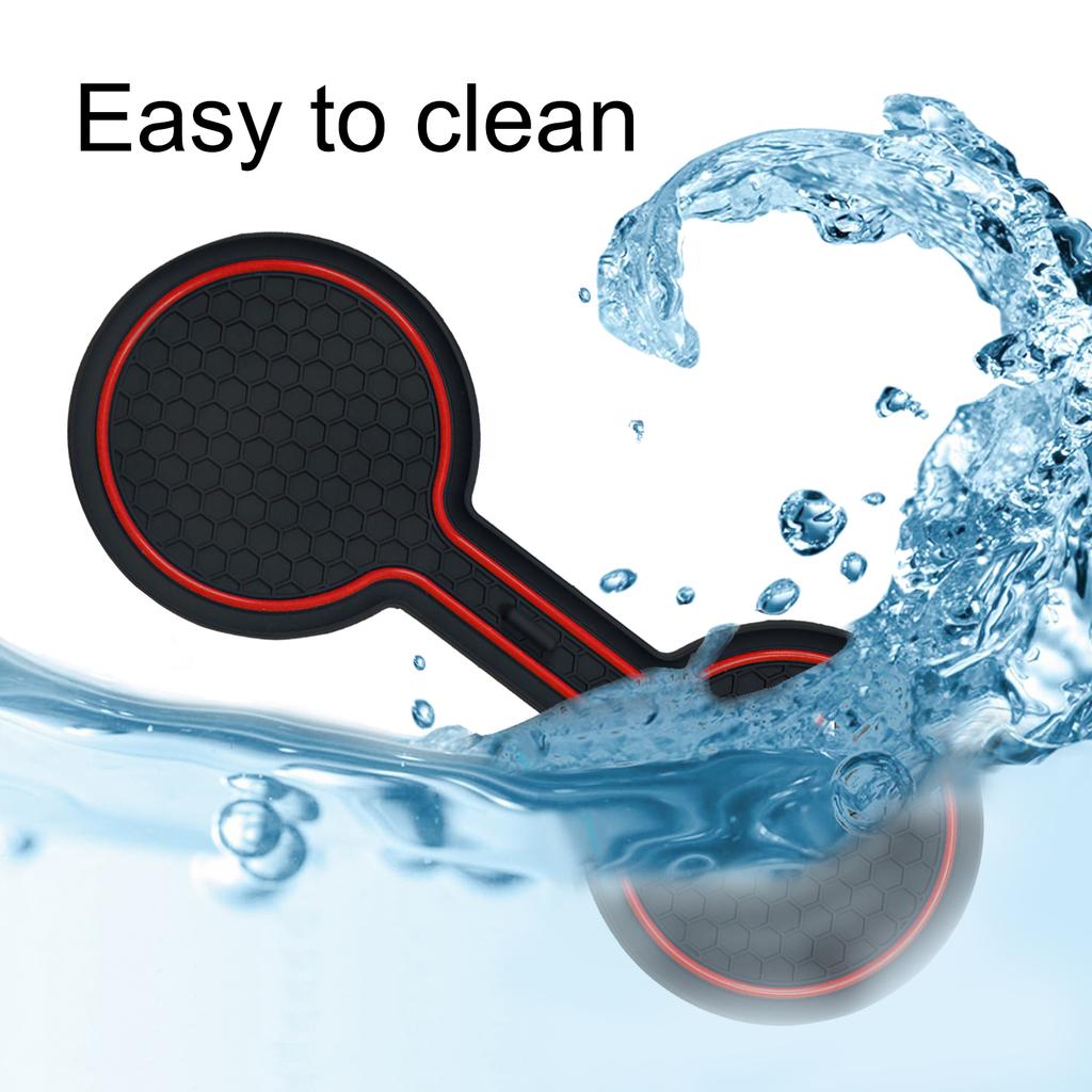 Car Cup Holder Waterproof Anti Slip Insert Coasters Pads Interior Accessories Durable Car Coaster For Toyota Camry 2018-2021