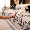 Chenille Printed Bamboo Sofa Throw Full Coverage Seat Dust Protector Cover Sofa Blanket With Tassel Couch Sectional Slipcovers