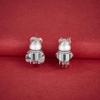 Sterling Silver S999 Fu Gourd Pendant for DIY Beading – Chinese Style Small Loop Accessories for Bracelets & Necklaces