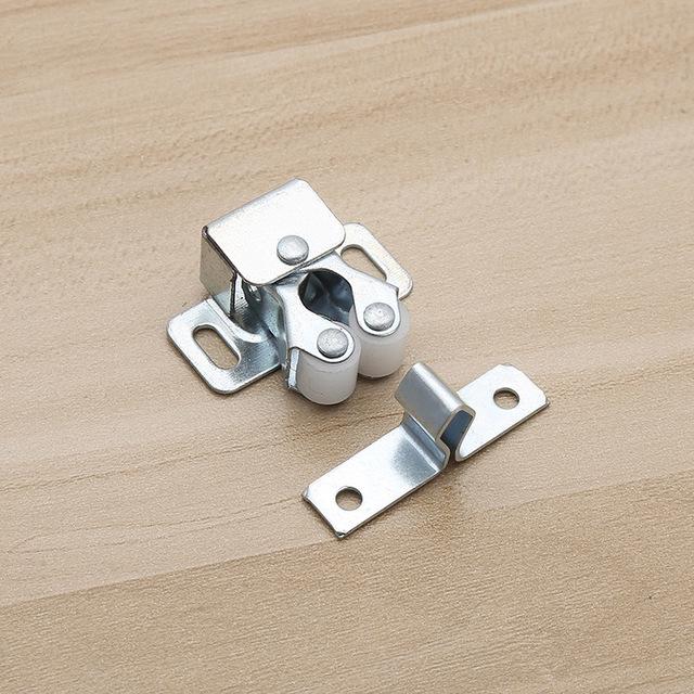 NAIERDI 2PCS Magnetschrank Fänge Türstopper Dämpfer Puffer mit Schrauben Möbelbeschläge