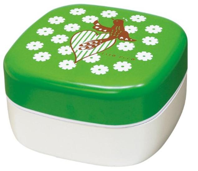 

Masakazu Bento Picnic Lunch Hummingbird Green 67310 Two-Tier Box зелёный