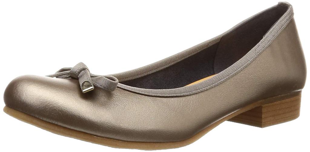Mare Mare Daily Market Women's Ribbon Flats, Classic Color, Gunmetal, 22cm, 2E