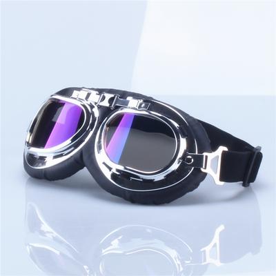 Motorcycle Goggles Glasses Vintage Motocross Classic Goggles Retro Pilot Cruiser  ATV Bike UV Protection Copper Har Gafas