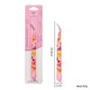 Multifunctional Double-Ended Nail Tool: Tweezers & Silicone Pressing Stick for Nail Art