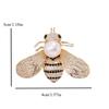 Bee Brooch for Women Delicate Little Bee Insect Collar Pin Clothes Scarf Clip Badge Jewelry
