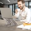 Fold Laptop Stand For Macbook Adjustable Aluminum Computer Pc Tablet Stand Notebook Tablelaptop Holder Heat Dissipation