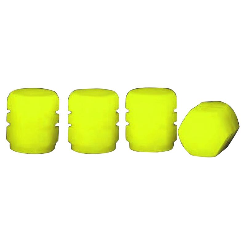 4 szt. świecących opon na zatyczki do trzpieni zaworów świecące w ciemności opony na zatyczki do trzpieni zaworów