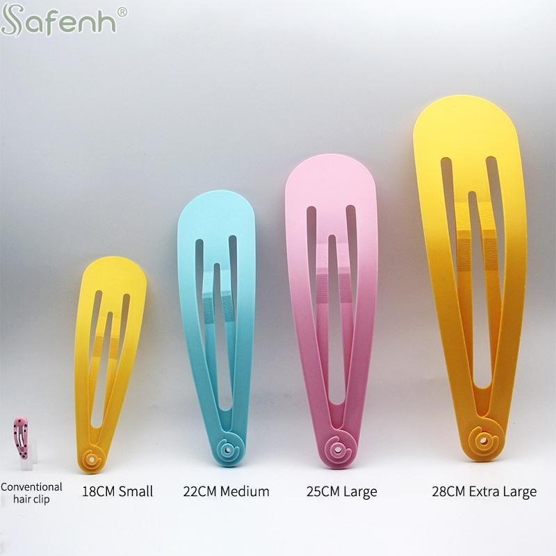 Cute Strawberry Curtain Clips Extra Large Hair Claw Kawaii Polka Dot Design Hairpin for Thick Long Hair Daily Styling